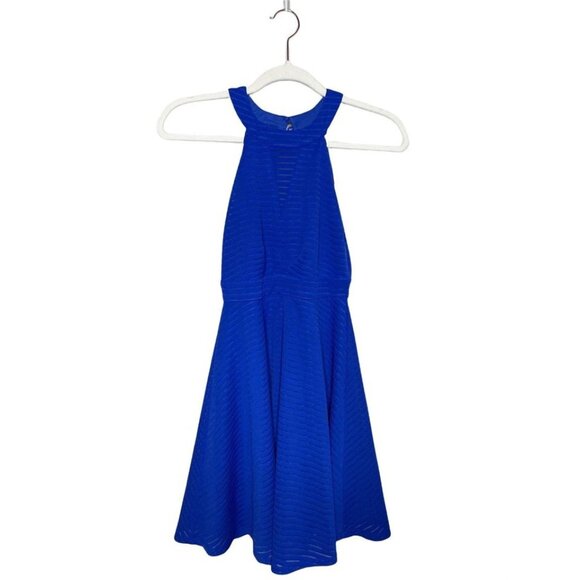 Altar’d State Clear Skies Dress Size Small Blue Skater Dress Mini - Picture 2 of 8